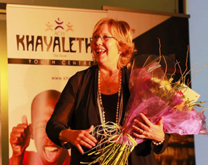 Mimi Rupp supports Port Elizabeth based charity Khayaletu in Nelson Mandela Bay